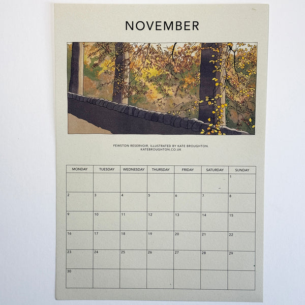 2026 Northern landscapes - Illustrated Wall Calendar A4