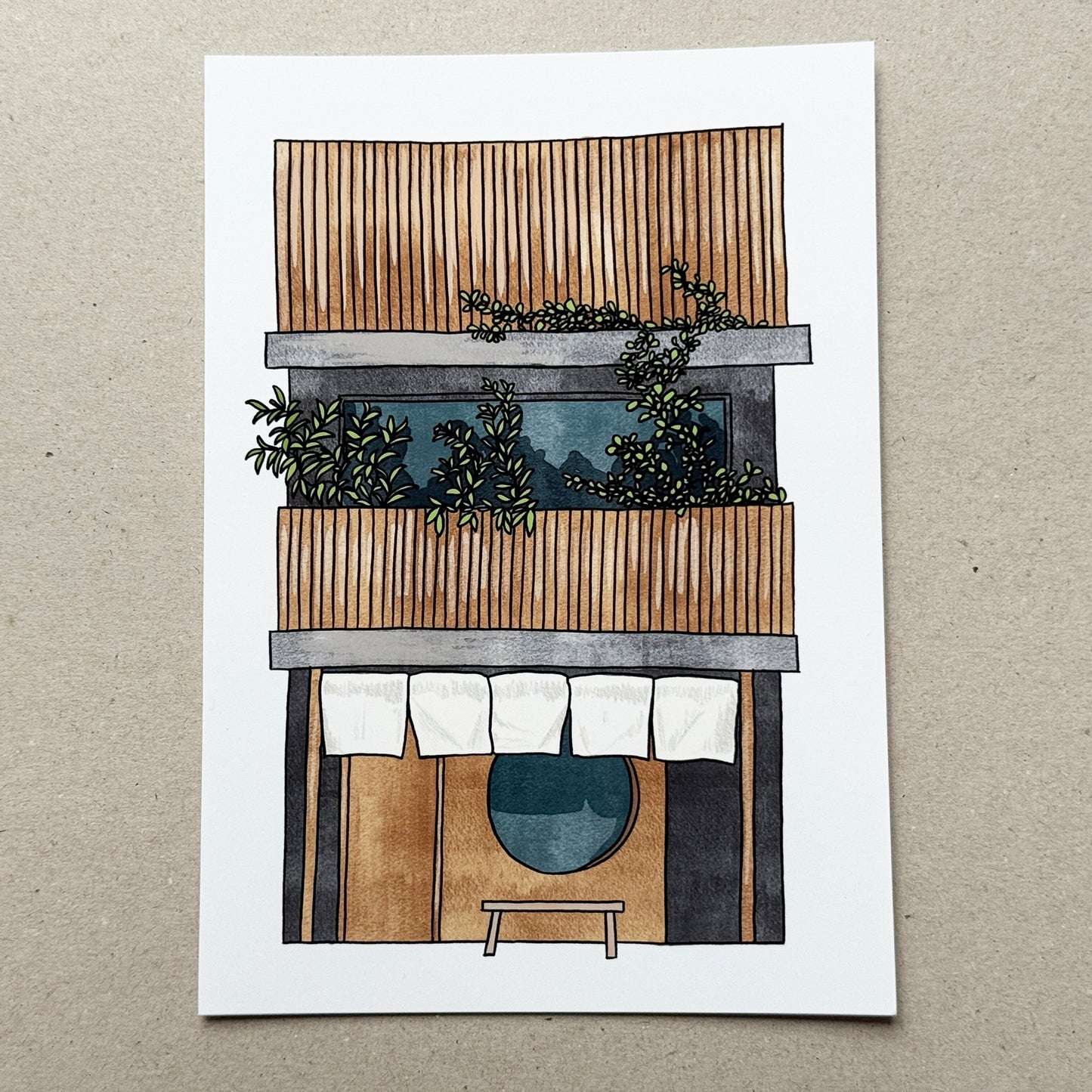 Tokyo building print No.1