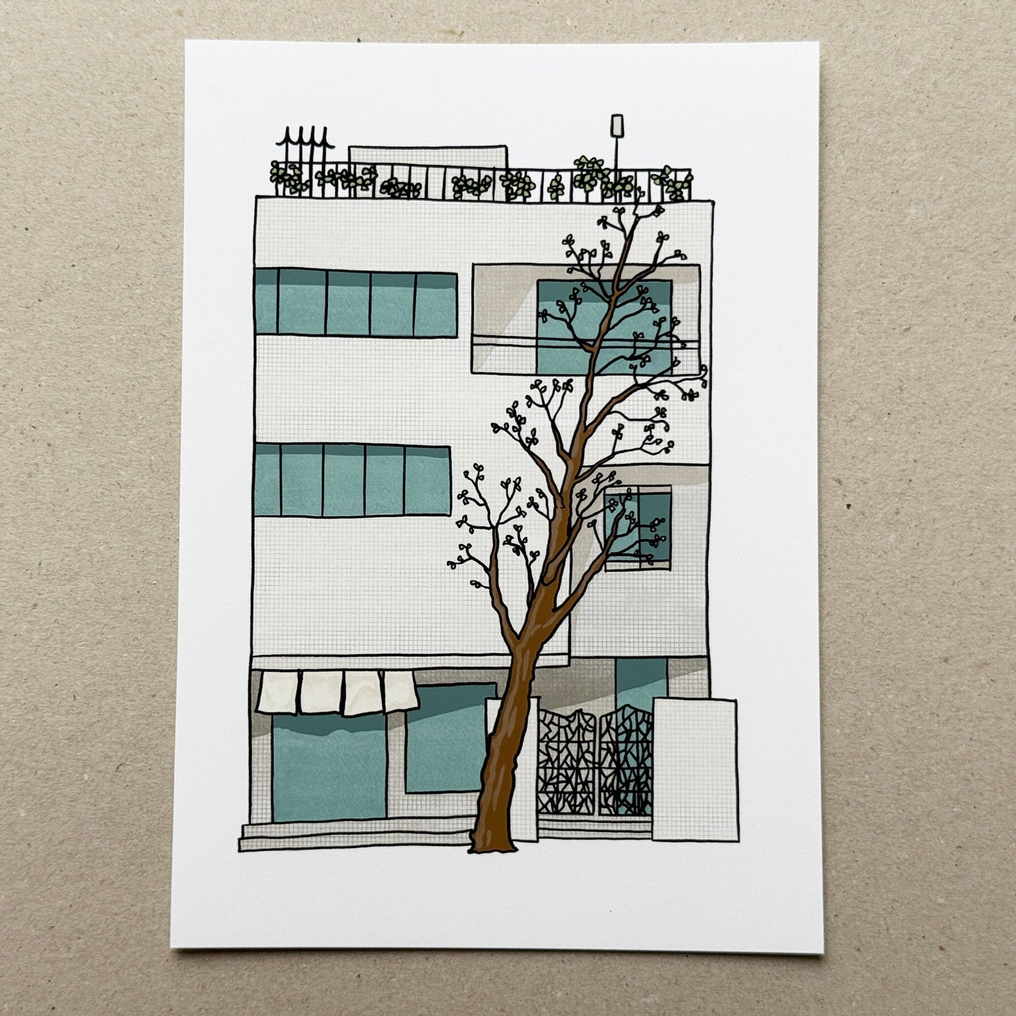 Tokyo building print No.2