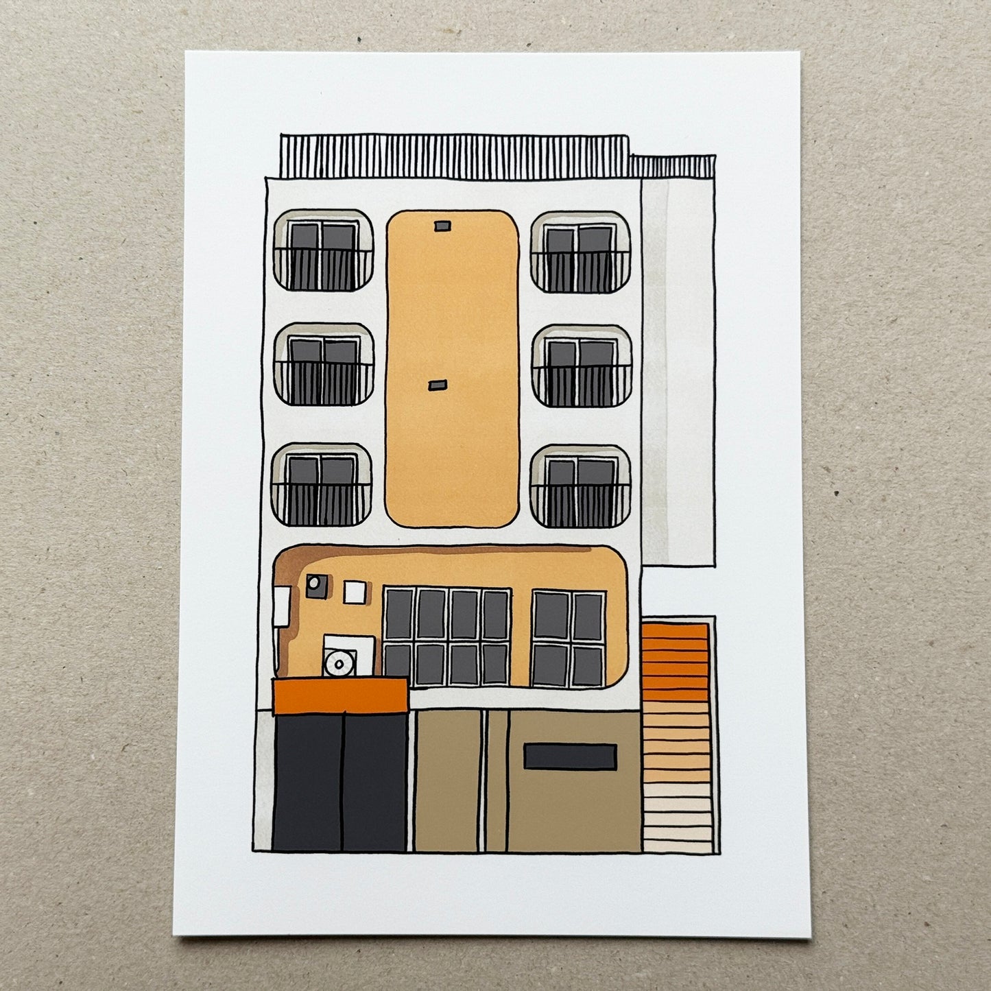 Tokyo building print No.3