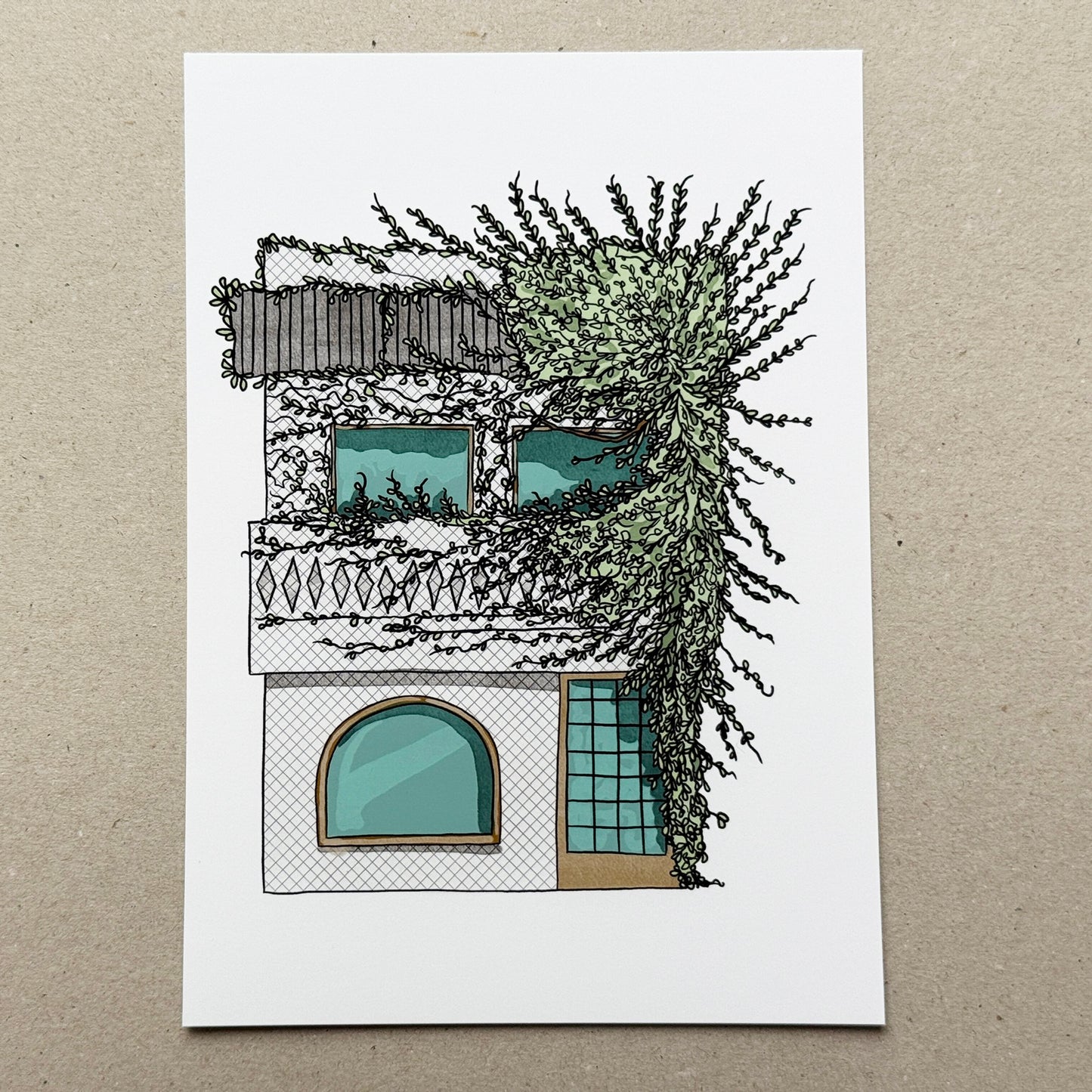 Tokyo building print No.4