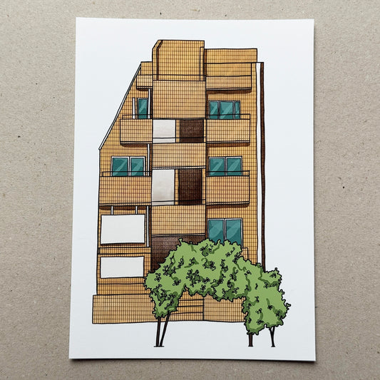Tokyo building print No.6