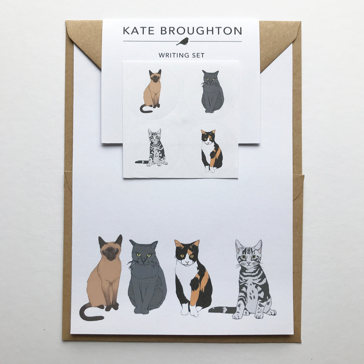 Cat Writing Set - SECONDS SALE - discontinued