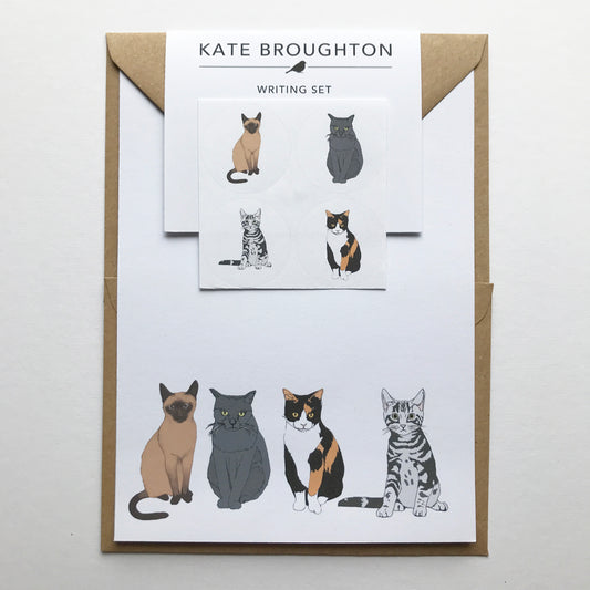 Cat Writing Set - SECONDS SALE - discontinued