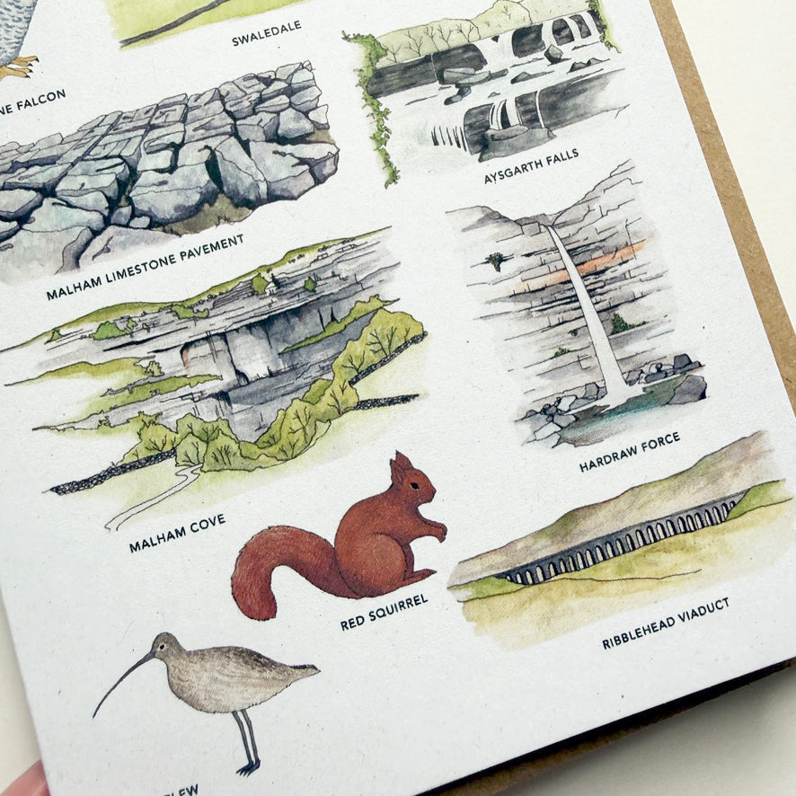 Yorkshire Dales Illustrated Card - katebroughton