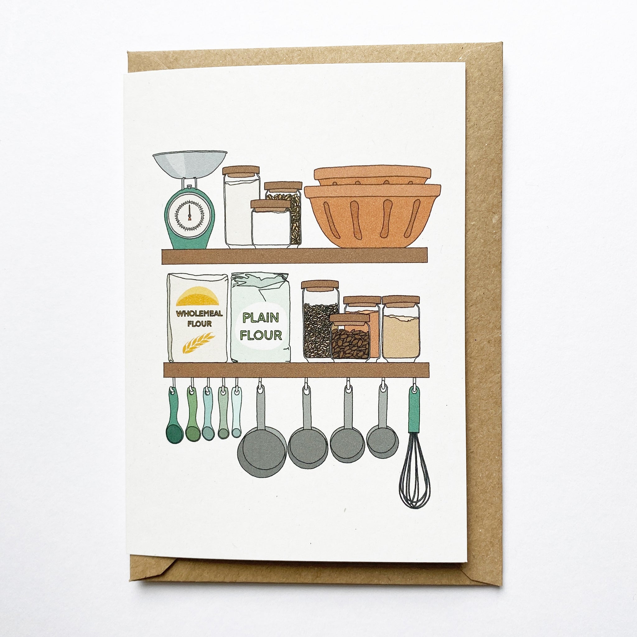 Baking illustrated card