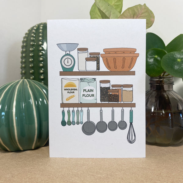 Baking illustrated card