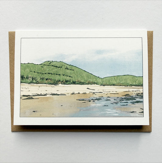 Beach Coastal Card - katebroughton