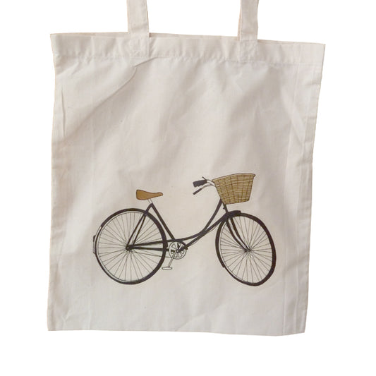 Vintage bike tote bag - SECONDS SALE