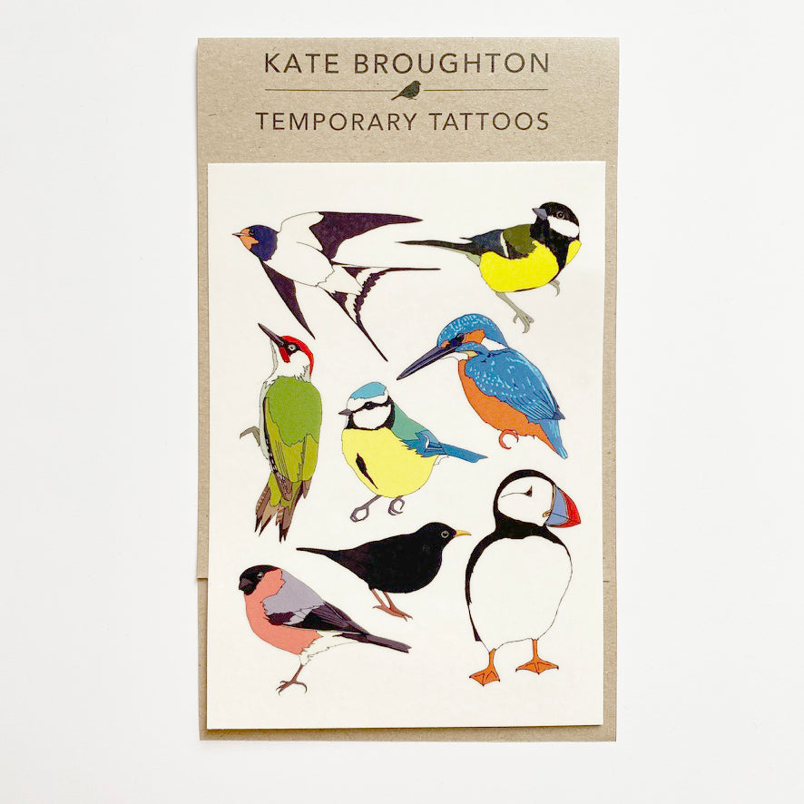 Bird Temporary Tattoos - katebroughton