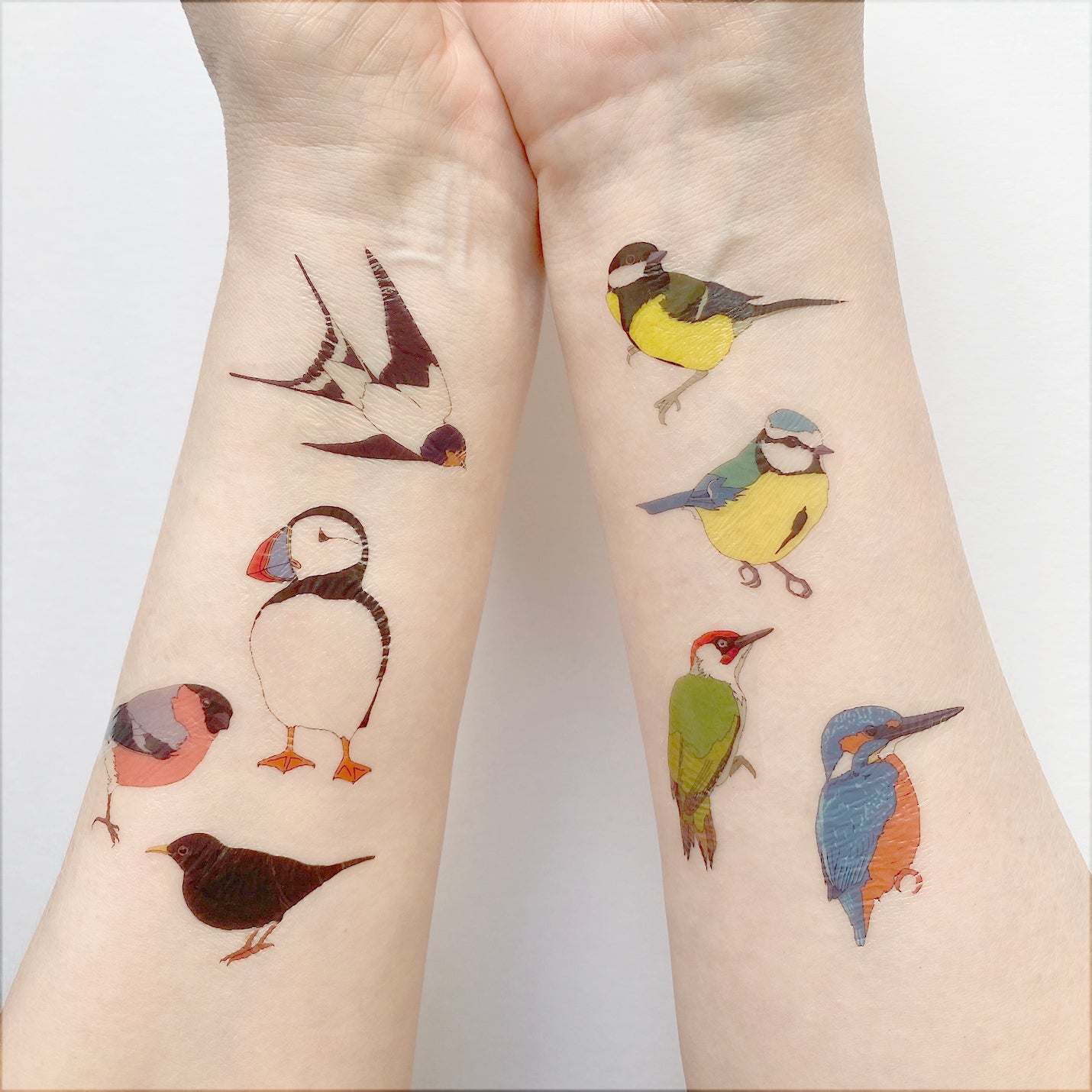 Bird Temporary Tattoos - katebroughton