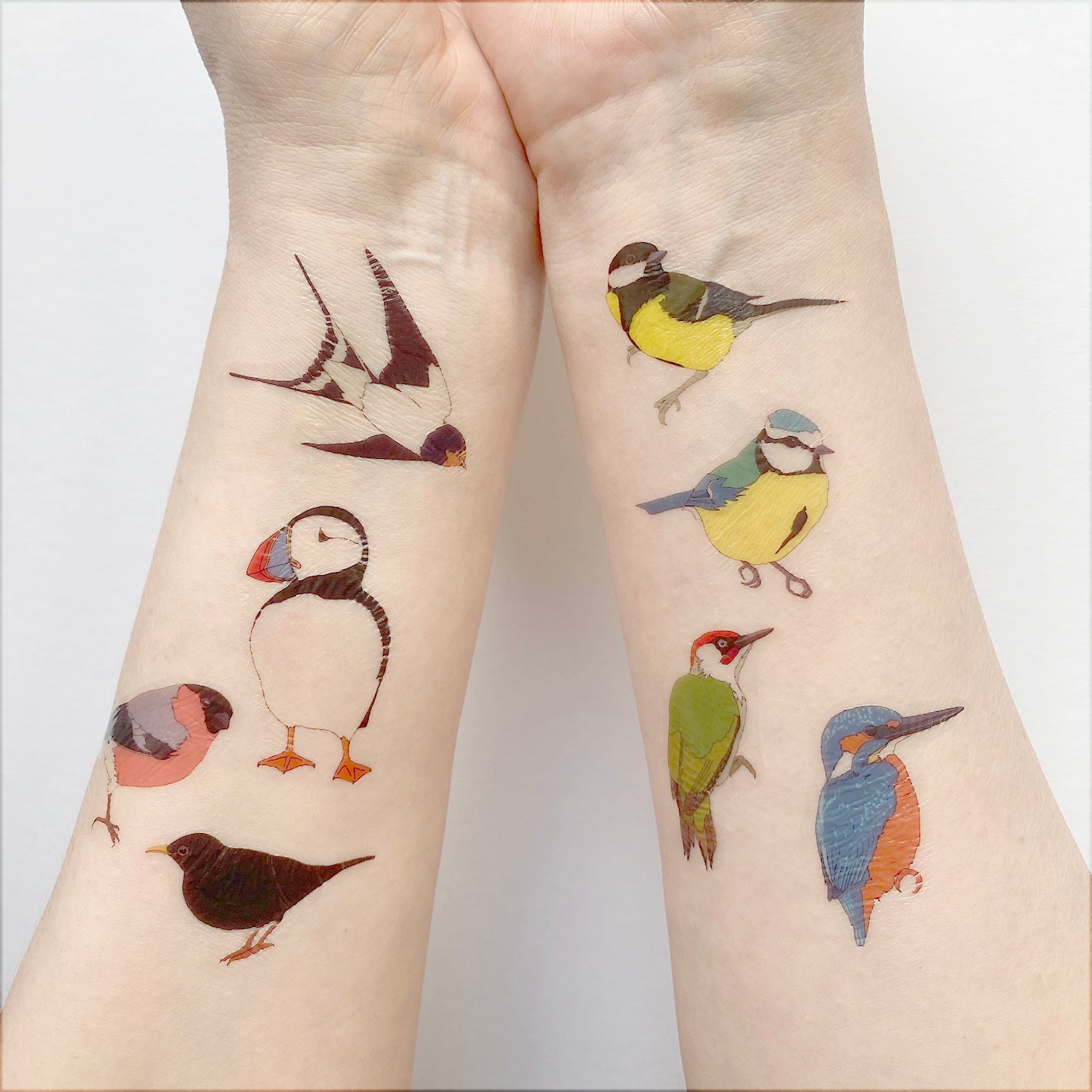 Bird Temporary Tattoos