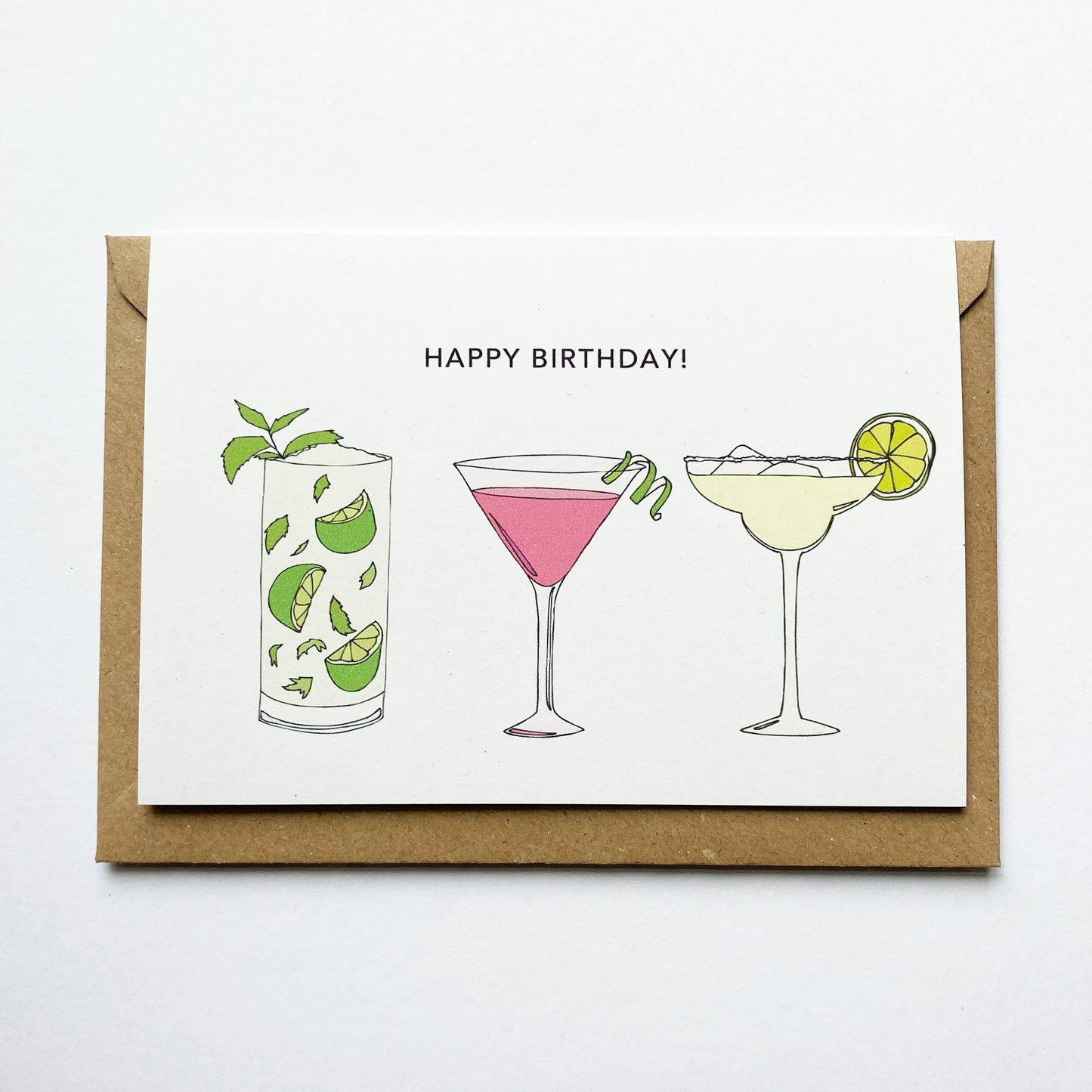 Happy Birthday Cocktails Card - katebroughton