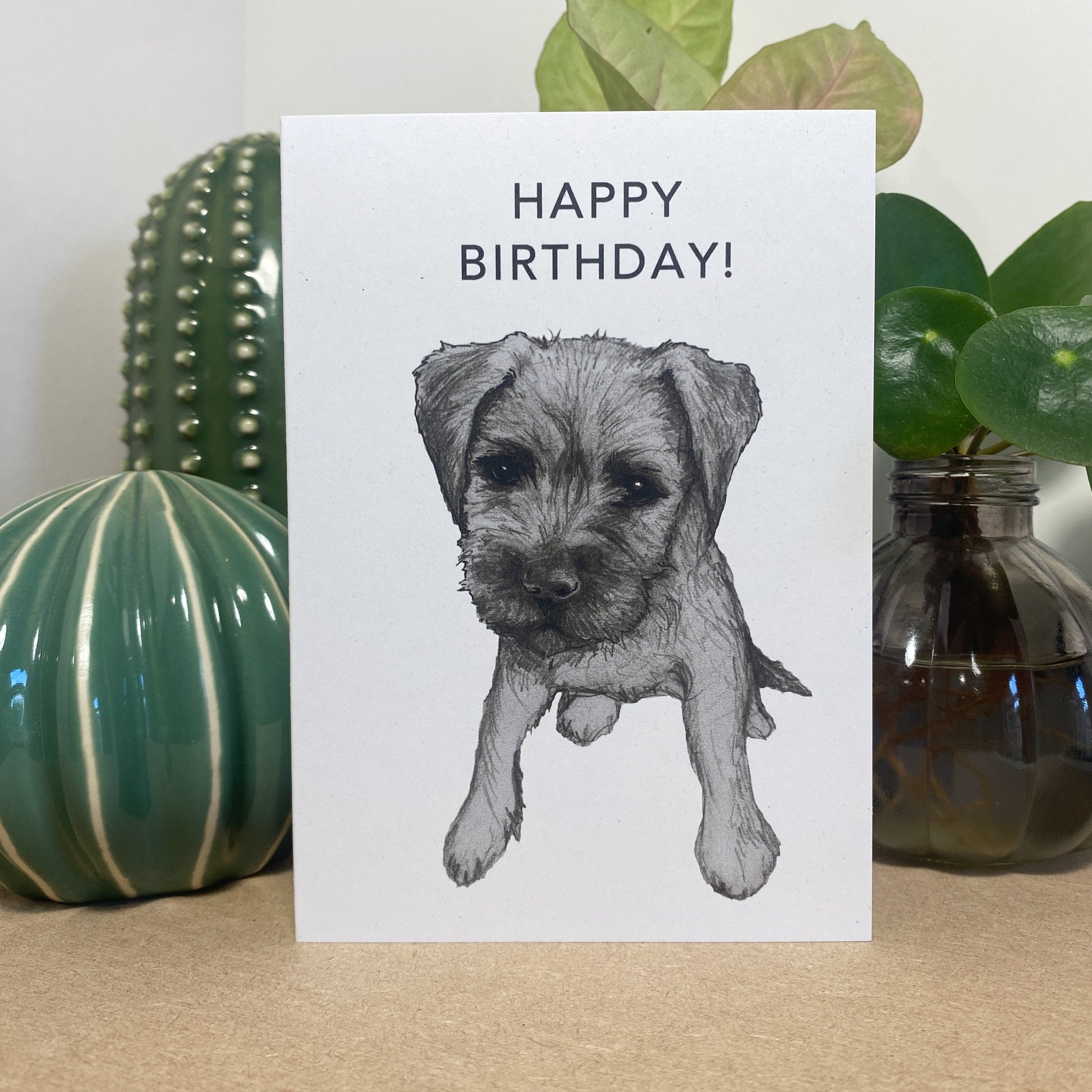 Happy Birthday Dog Card - katebroughton