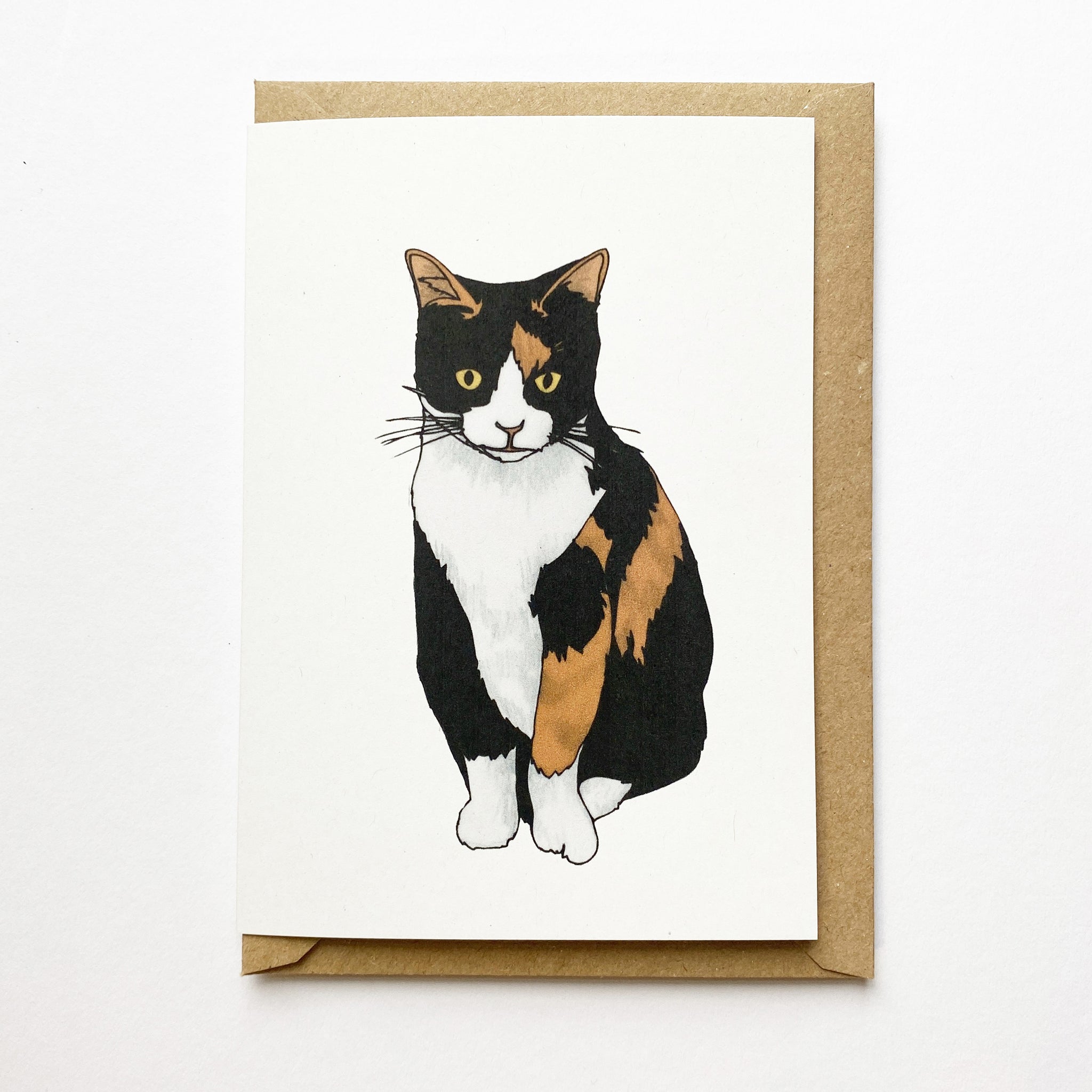 Calico cat Card