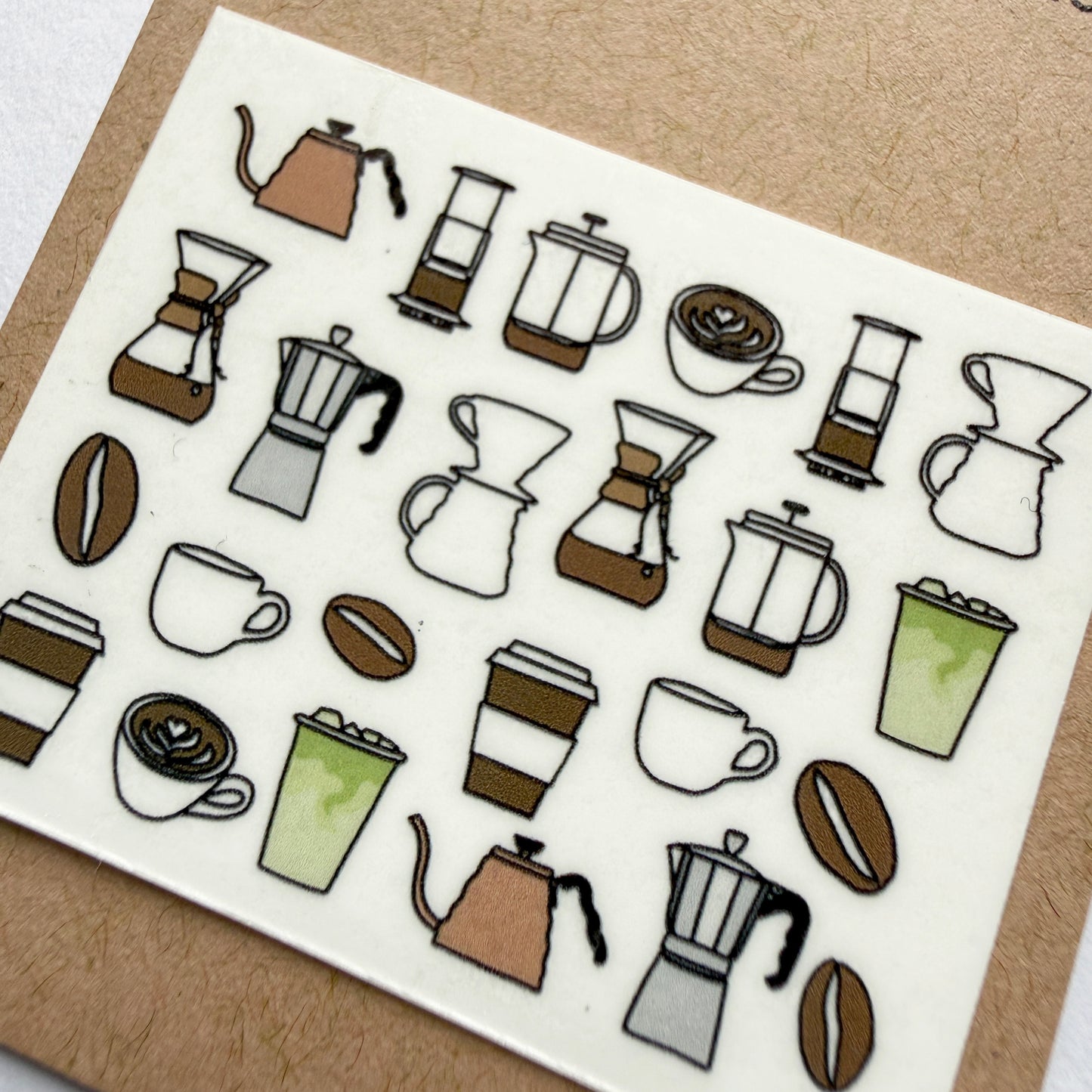 Coffee Nail Art Transfers - katebroughton