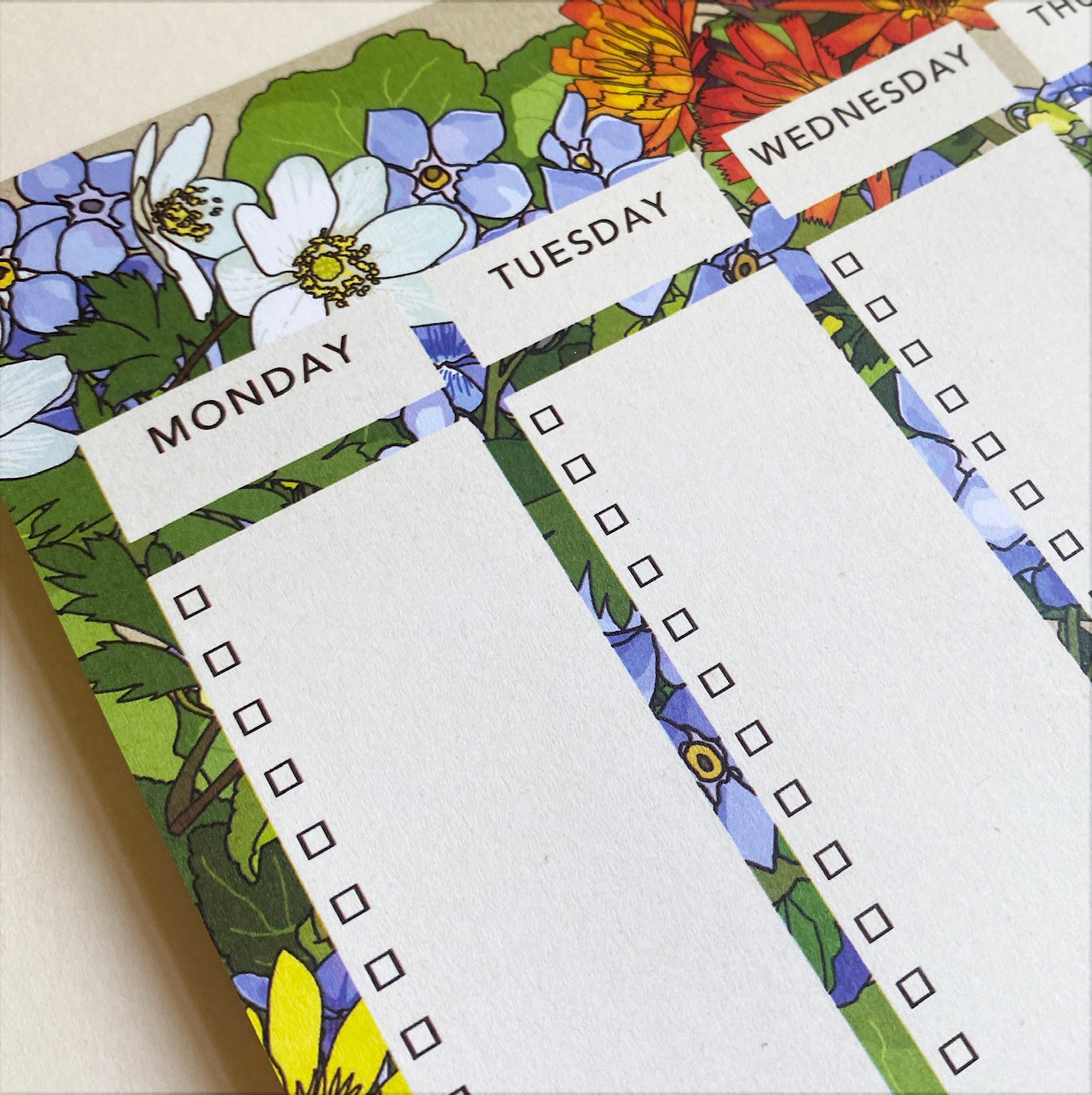 Wildflower Desk Planner - katebroughton