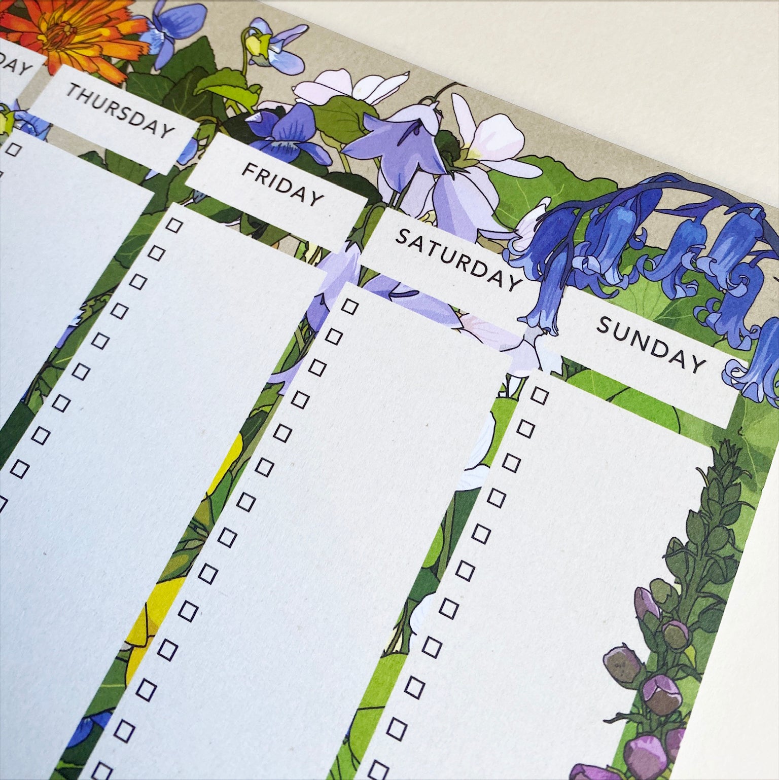 Wildflower Desk Planner - katebroughton