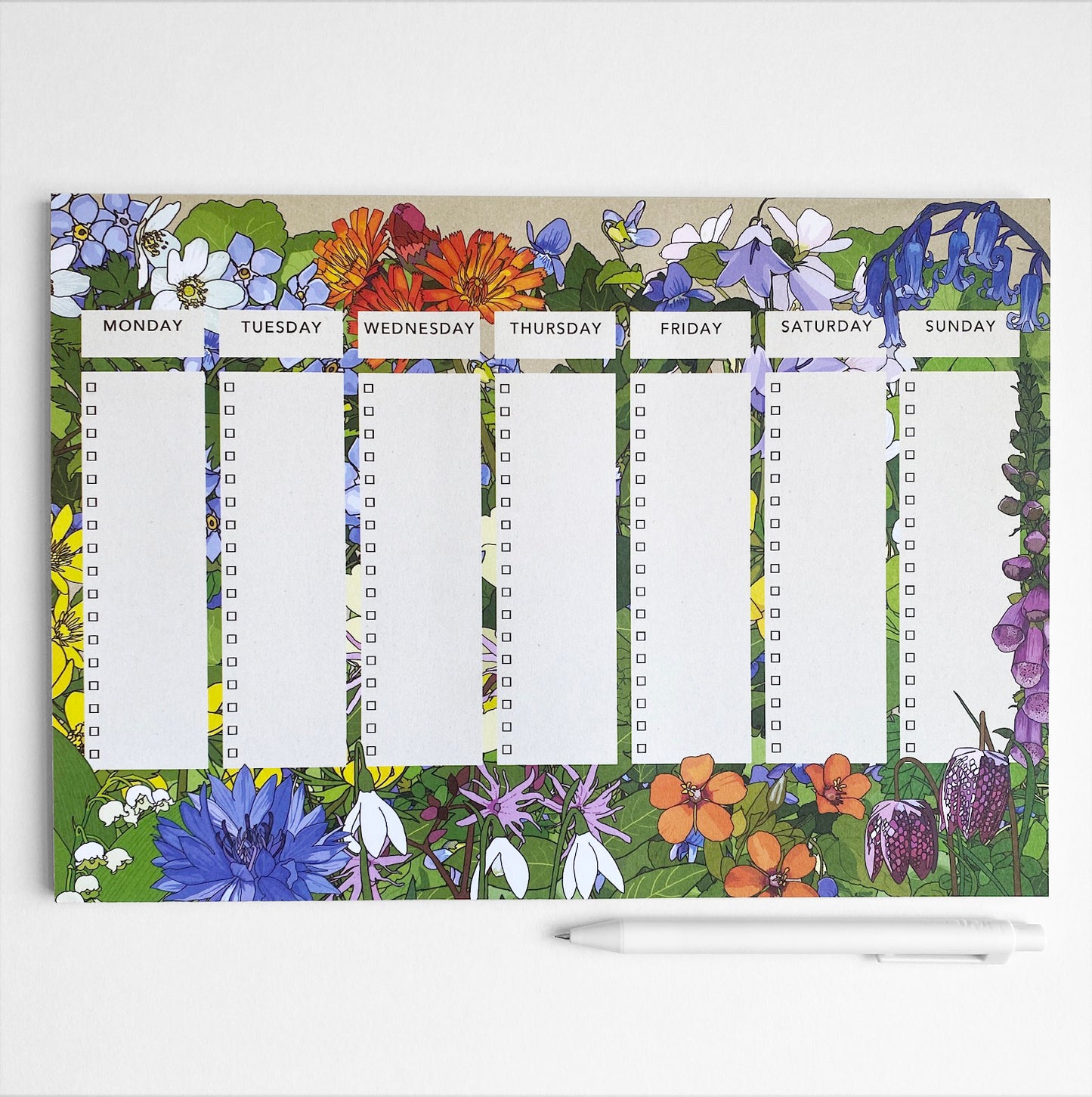 Wildflower Desk Planner - katebroughton