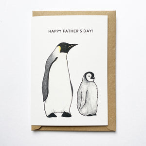 Penguin Father's Day Card