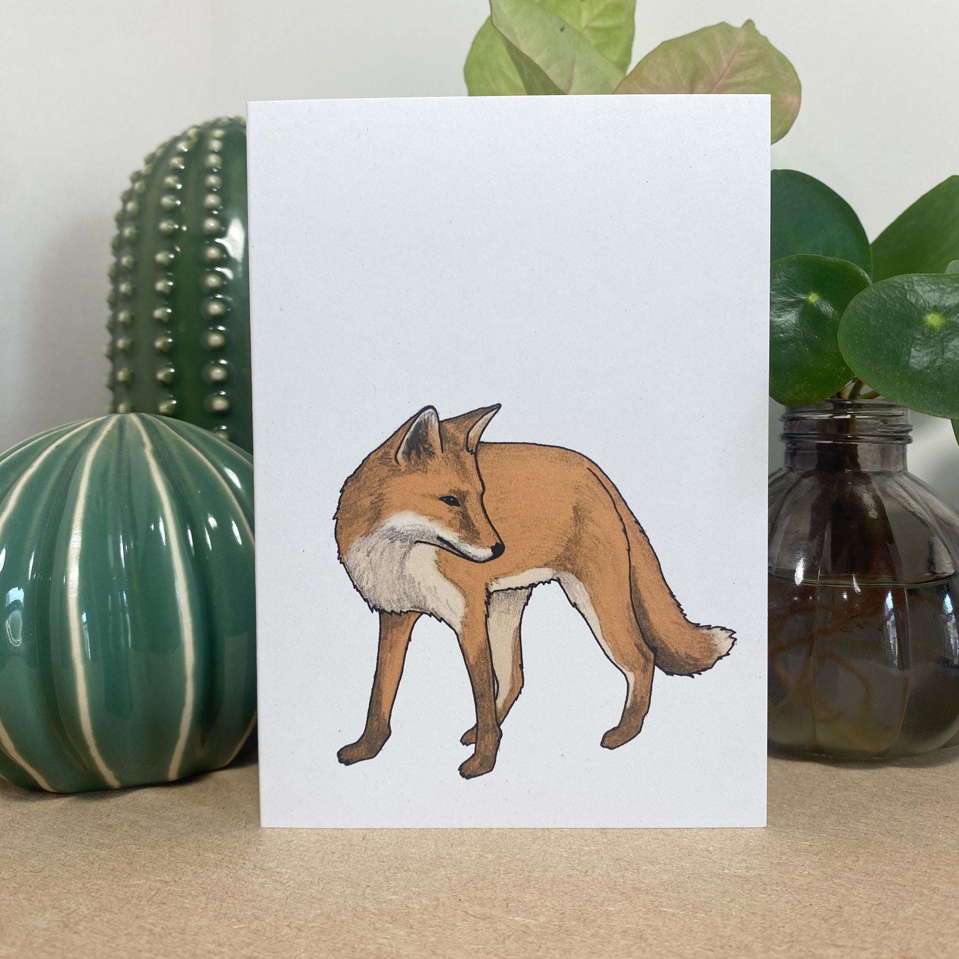 Fox Illustrated Card - katebroughton