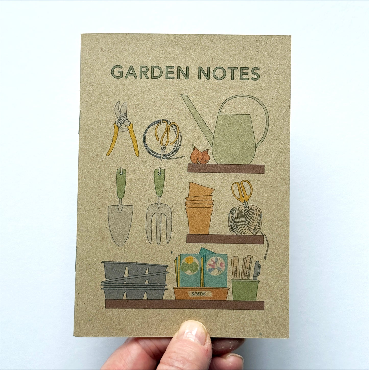 Garden notes, pocket notebook