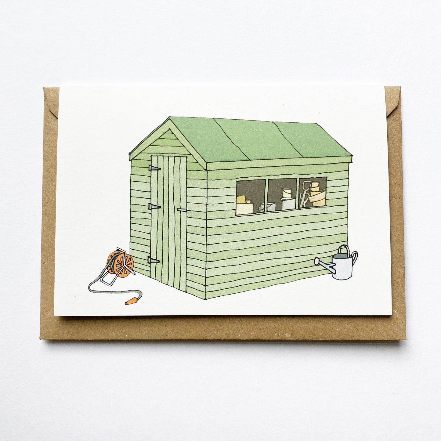 Garden Shed Card - katebroughton