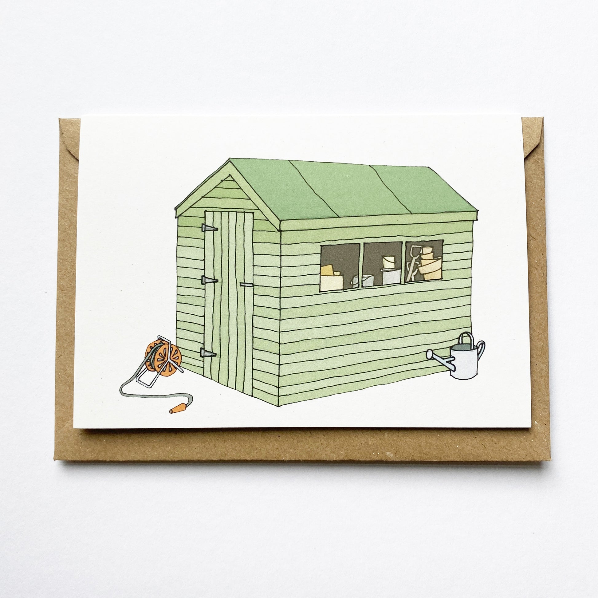 Garden Shed Card - katebroughton