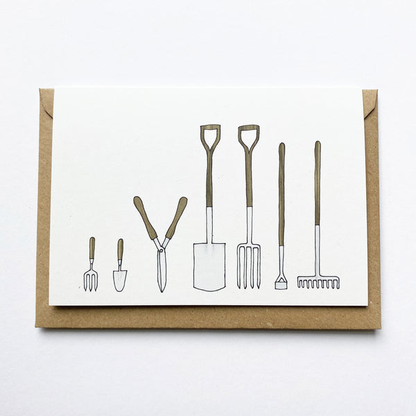 Garden Tools Card