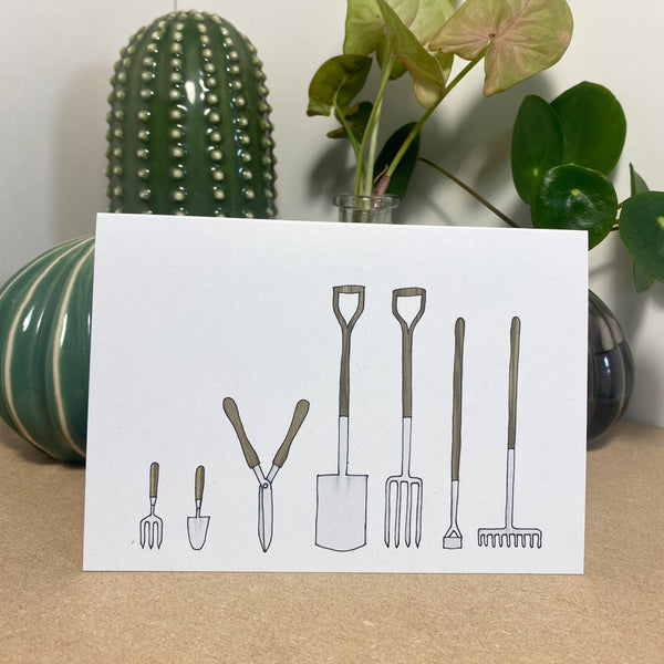 Garden Tools Card