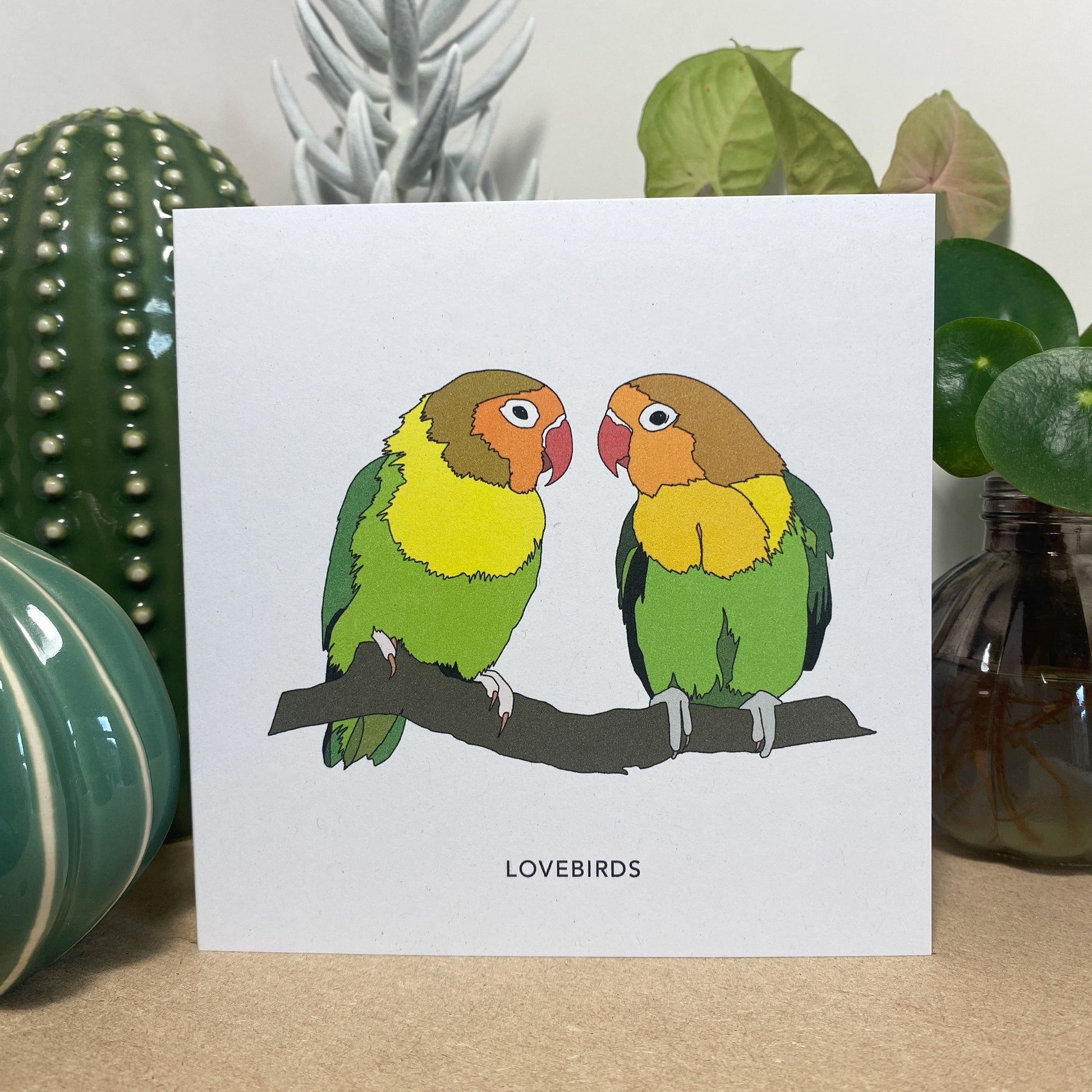 Lovebirds Card - katebroughton