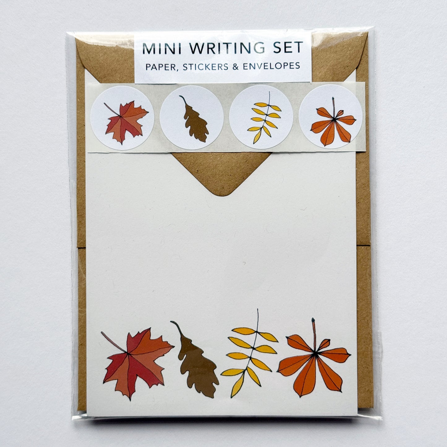 Autumn Leaves Mini Writing Set