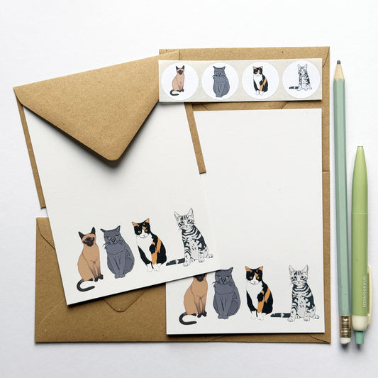 Cat Mini Writing Set
