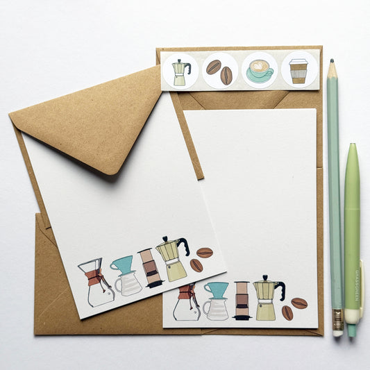 Coffee Mini Writing Set