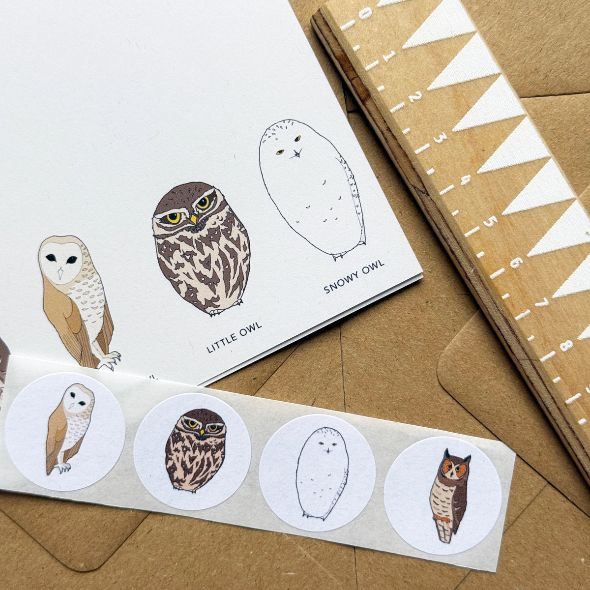 Owl Mini Writing Set - katebroughton