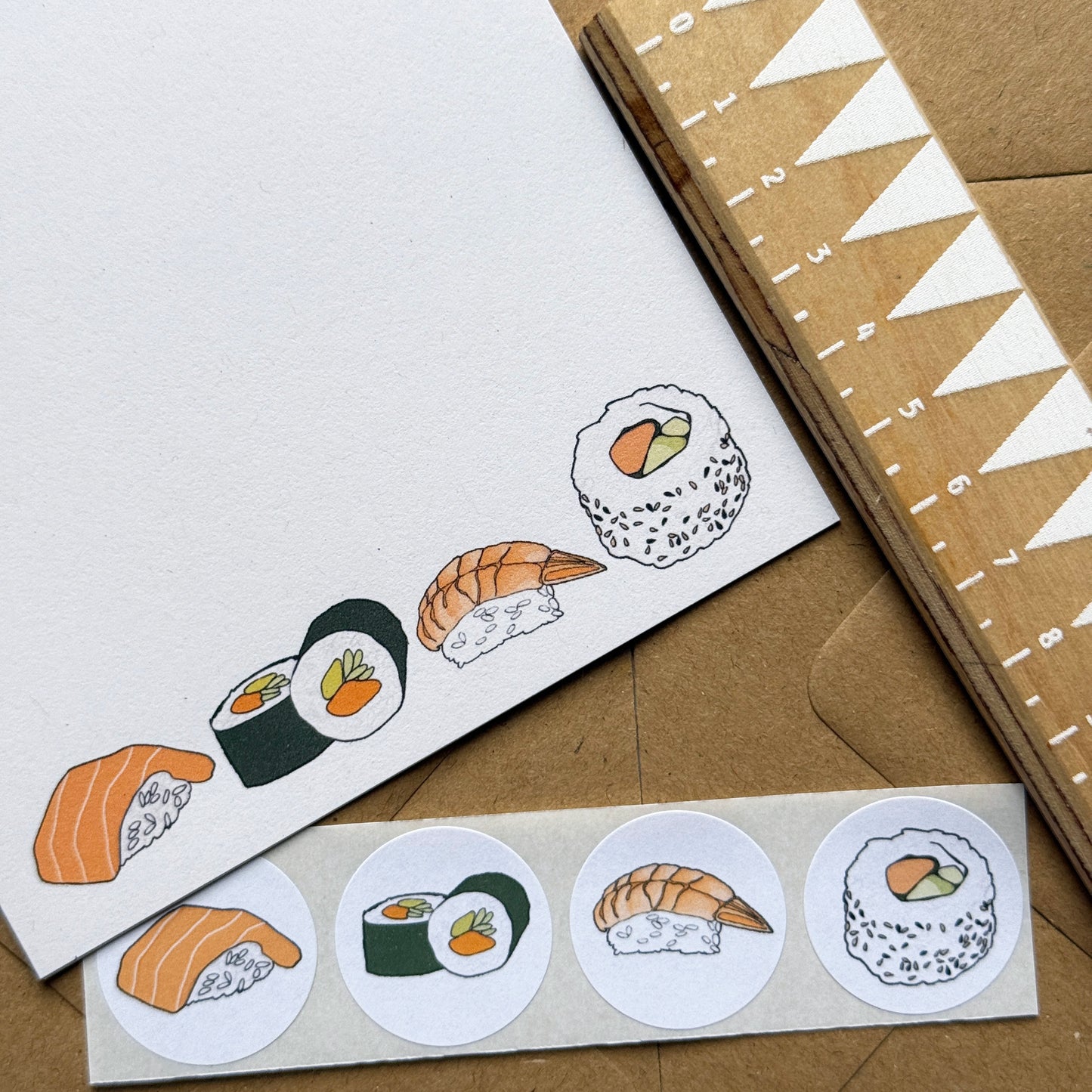 Sushi Mini Writing Set
