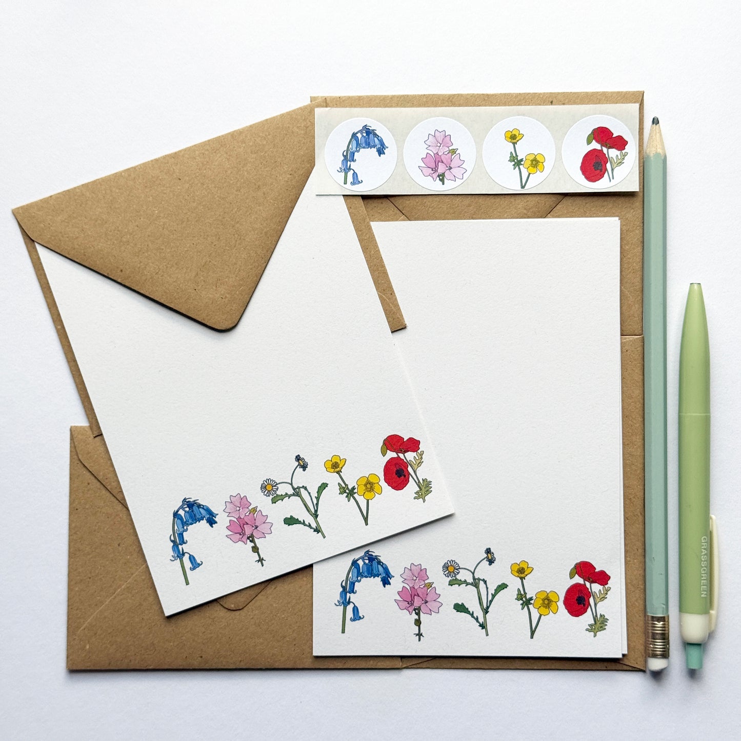 Wildflower Mini Writing Set