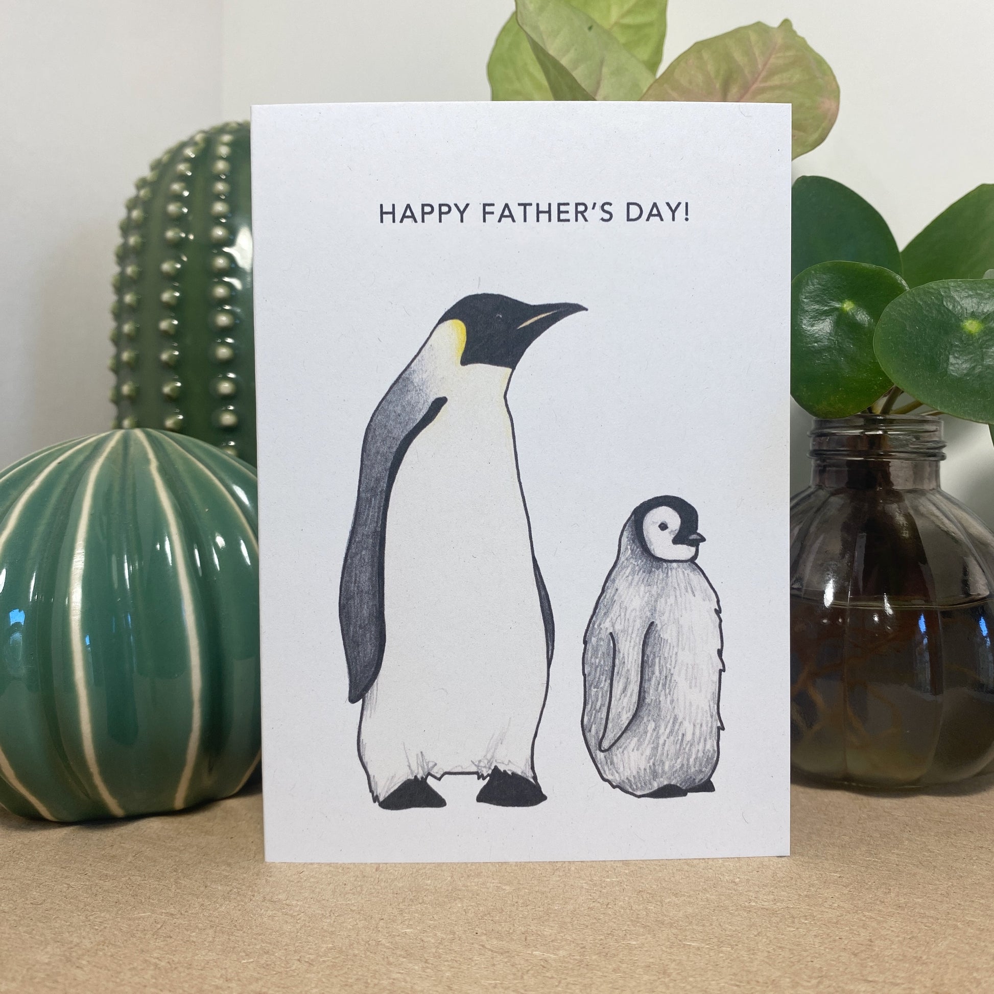 Penguin Father's Day Card - katebroughton