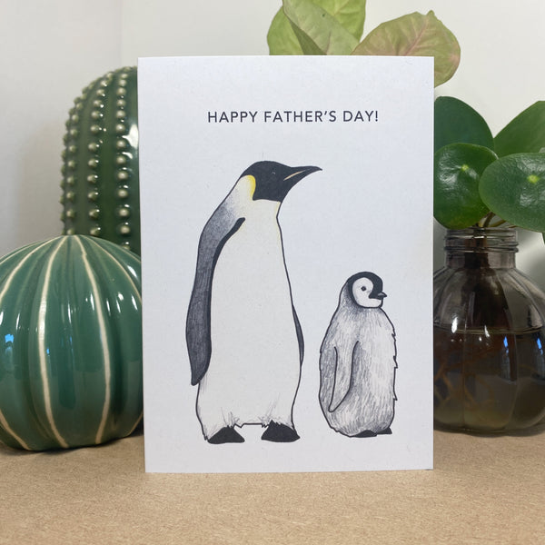 Penguin Father's Day Card