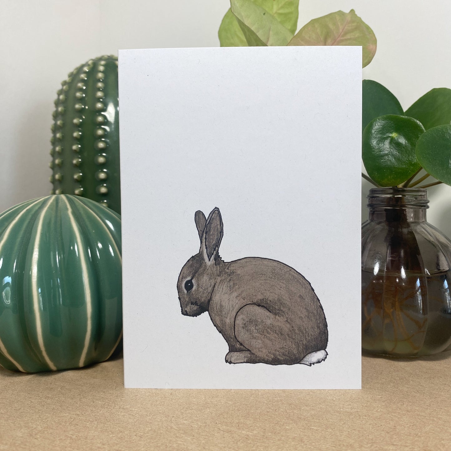 Rabbit Illustrated Card - katebroughton