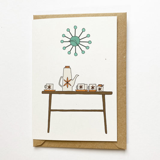 Retro Homes Coffee Table Card - katebroughton