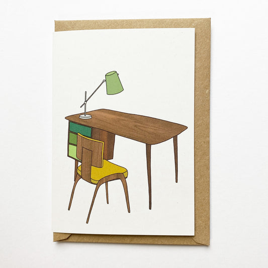 Retro Homes Desk Card - katebroughton