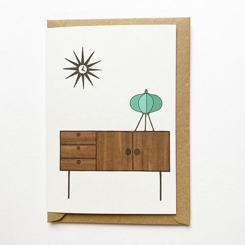 Retro Homes Sideboard Card