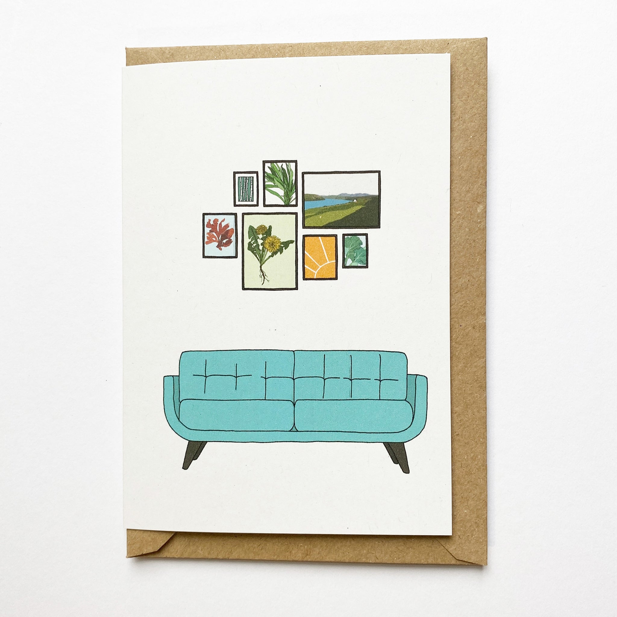 Retro Homes Sofa Card