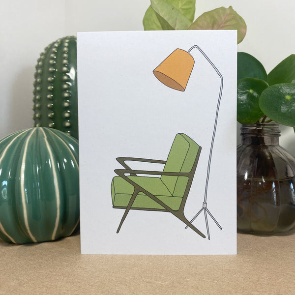 Retro Homes Chair Card