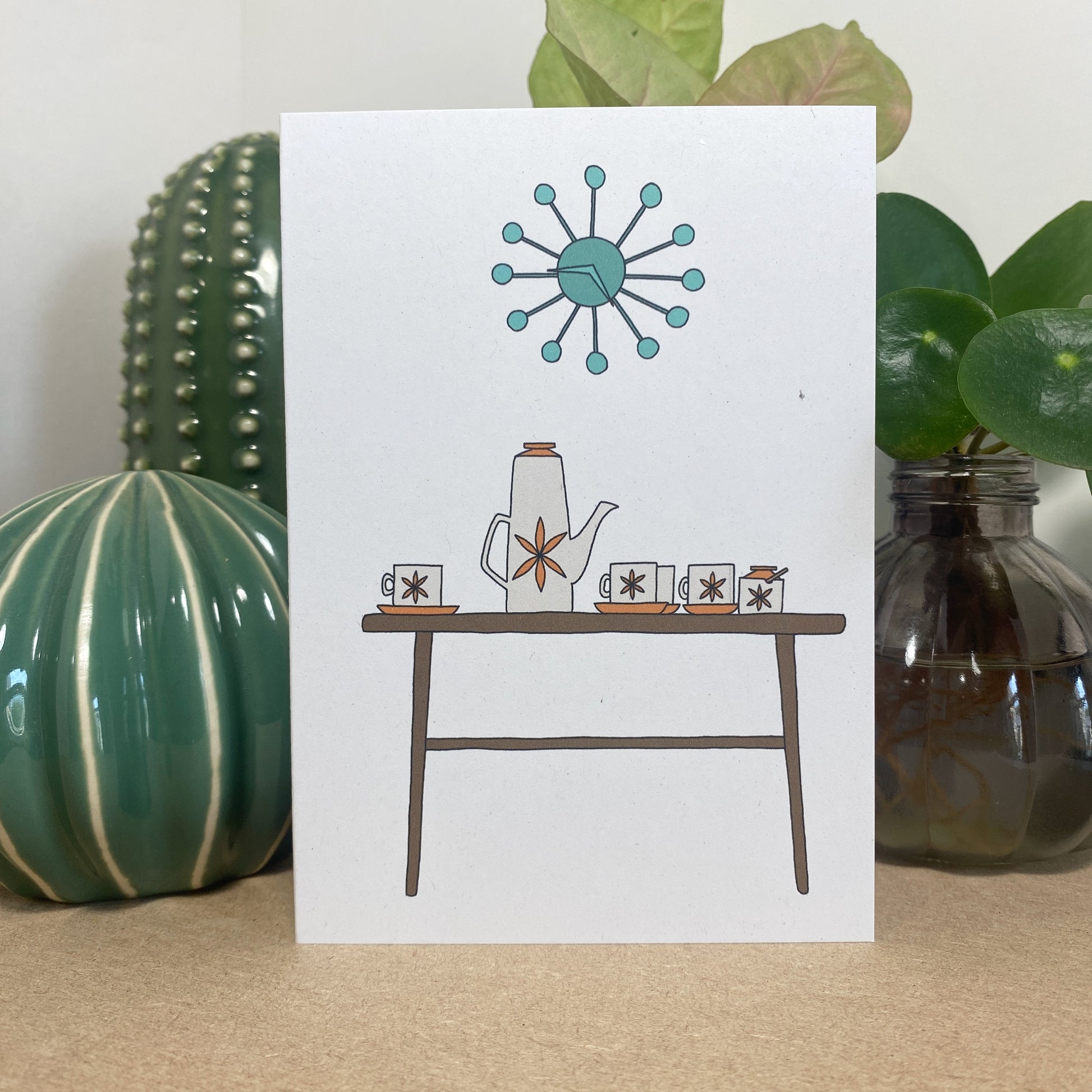 Retro Homes Coffee Table Card - katebroughton