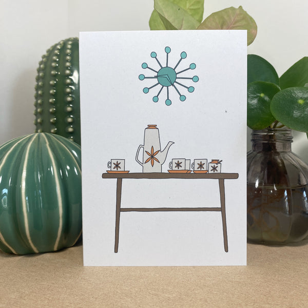 Retro Homes Coffee Table Card