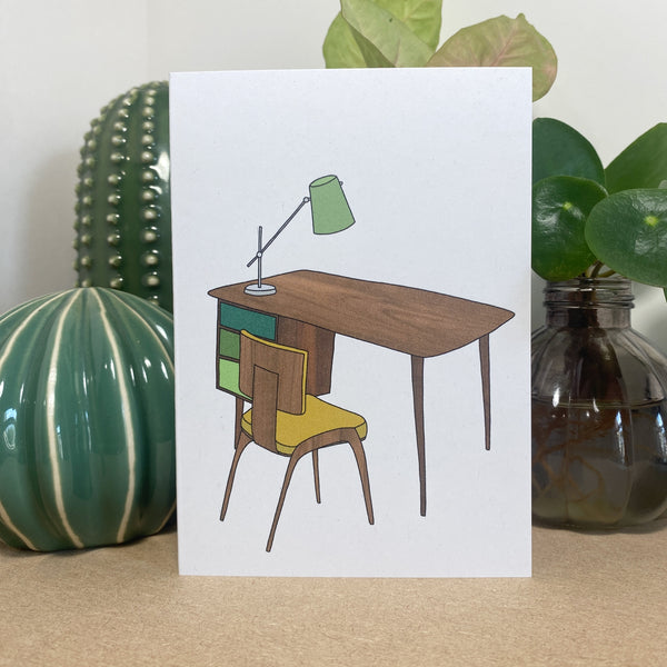 Retro Homes Desk Card