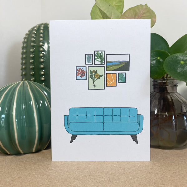 Retro Homes Sofa Card