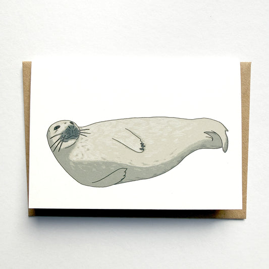 Grey Seal Coastal Card - katebroughton